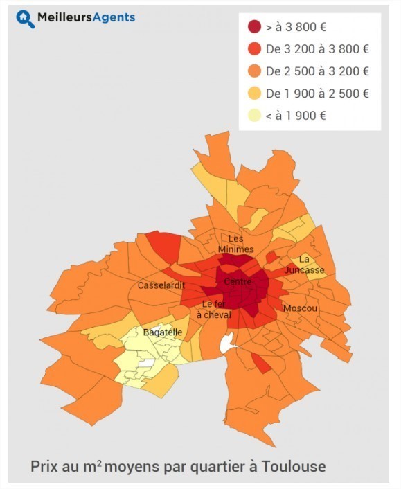 Prix immobiliers toulouse 2018